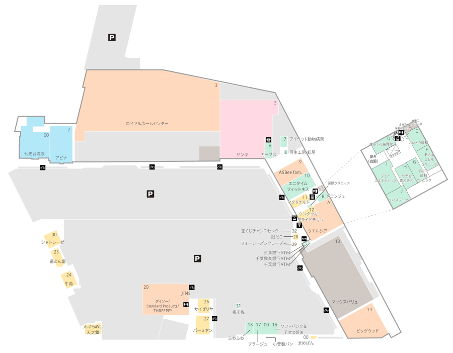 野田七光台フロアマップ