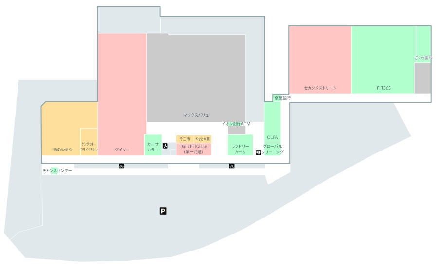松ヶ崎フロアマップ1F