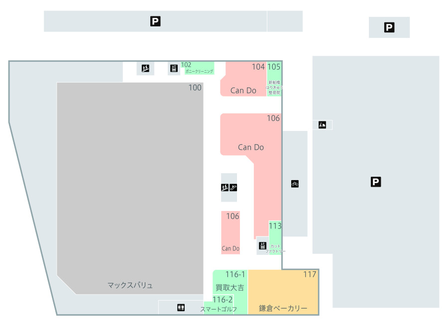 新船橋 フロアマップ（1F）