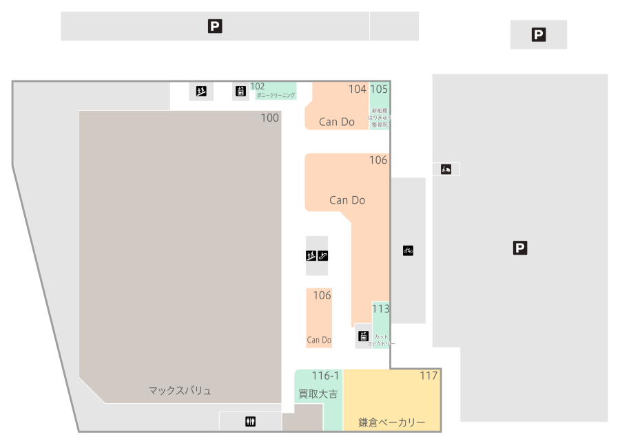 新船橋 フロアマップ（1F）