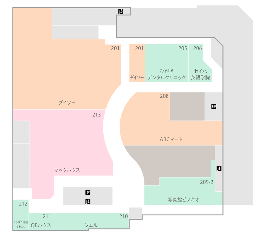 フロアマップマックハウスバザール退