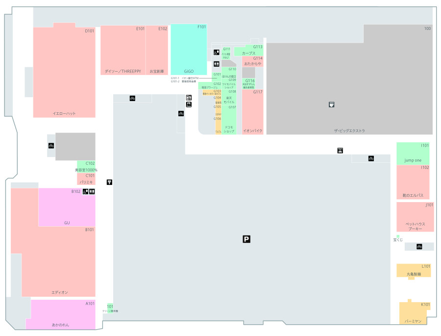 イオンタウン刈谷マップ20251201