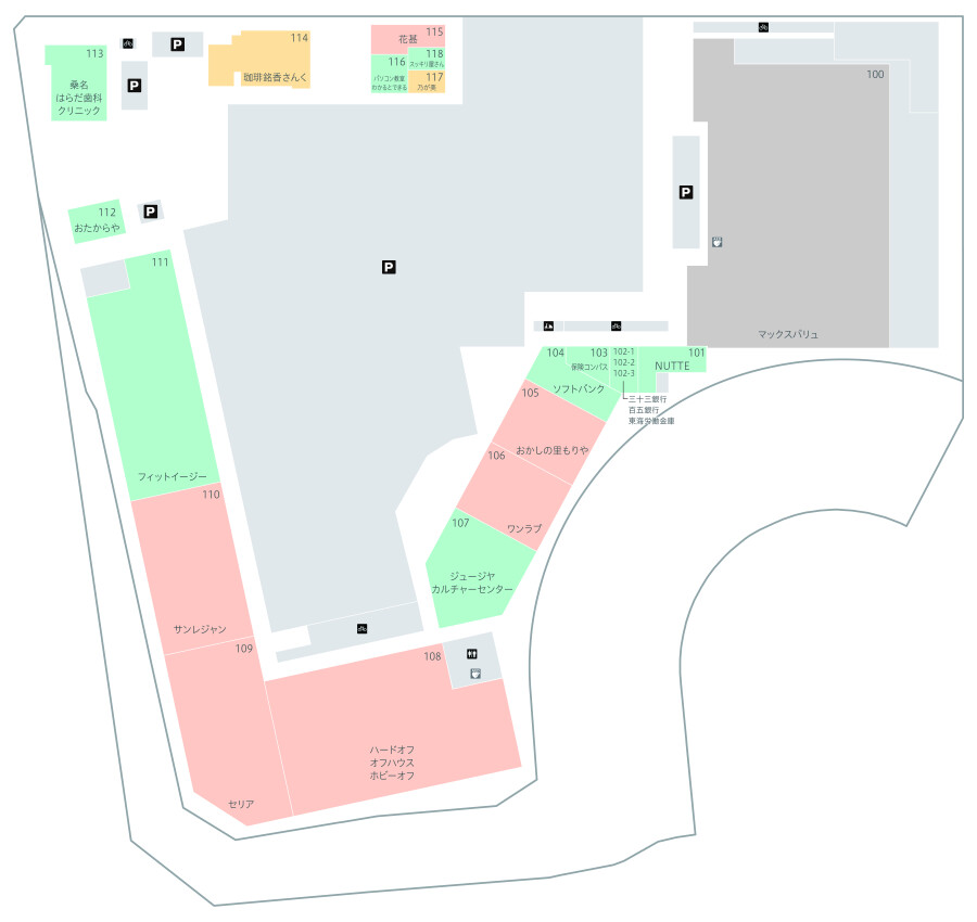  イオンタウン桑名新西方 フロアマップ20260301