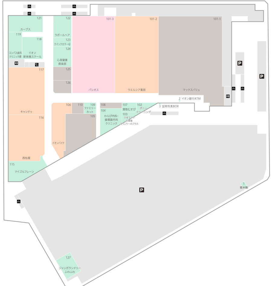 蕨　フロアマップ