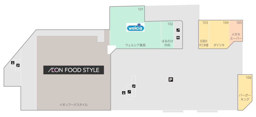 豊中庄内１階フロアマップ
