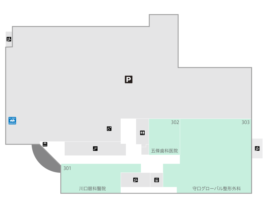 守口フロアマップ3F