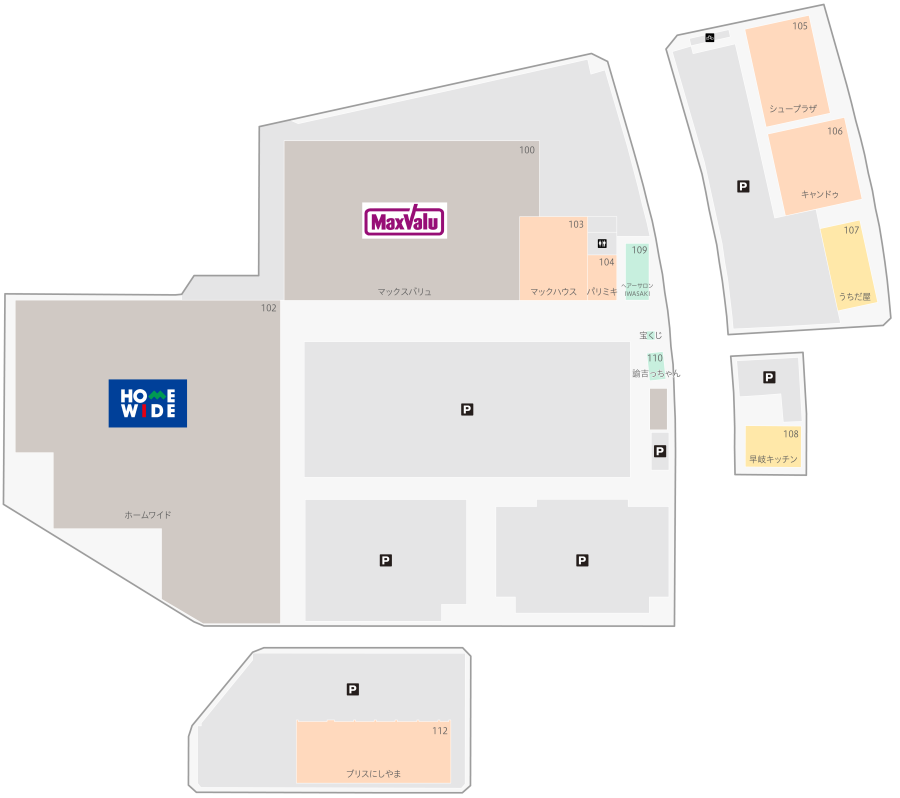 早岐フロアマップ