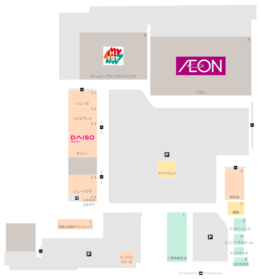 日向フロアマップ